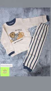 ASLAN BASKILI PİJAMA TAKIMI